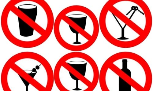 При приеме Ксеникала рекомендуется исключить употребление алкоголя