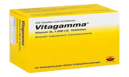 Витагамма представляет собой поливитаминный комплекс, состоящий из витаминов группы B