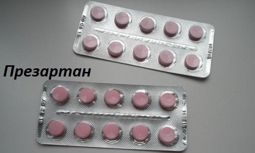 Каждая таблетка Презартана содержит 25 или 50 мг лозартана калия в качестве действующего соединения