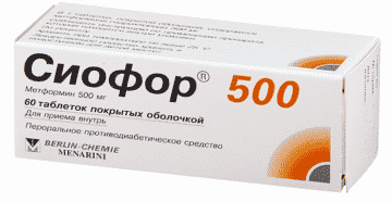 Сиофор 500 — средство для борьбы с диабетом