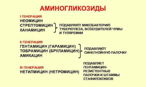 Антибиотик обширного диапазона воздействия принадлежит к группе аминогликозидов предпоследнего поколения