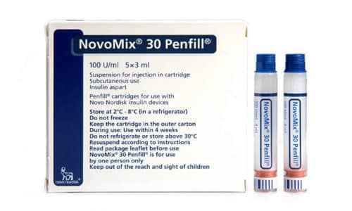 НовоМикс 30 Пенфилл - гипогликемический медикамент, основанный на действии двух видов инсулина